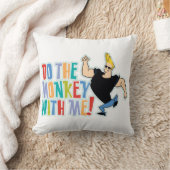 Johnny Bravo - Do The Monkey With Me! クッション (ブランケット)