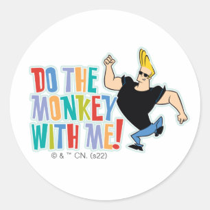 Johnny Bravo - Do The Monkey With Me! ラウンドシール