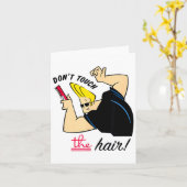 Johnny Bravo Don't Touch The Hair!  カード (黄色い花)