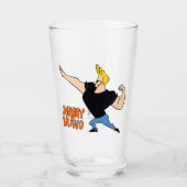 Johnny Bravo Flexing タンブラーグラス (正面)