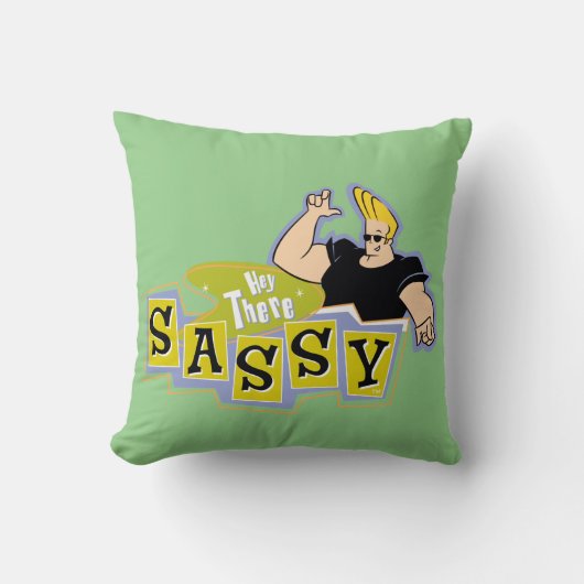 Johnny Bravo - Hey There Sassy クッション (正面)