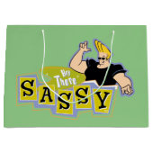 Johnny Bravo - Hey There Sassy ラージペーパーバッグ (正面)