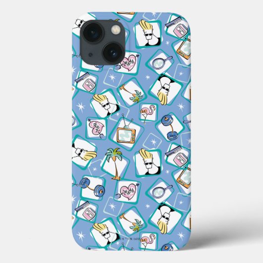 Johnny Bravo Icon Pattern Case-Mate iPhoneケース (裏面)