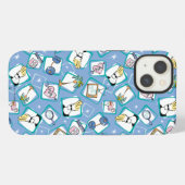 Johnny Bravo Icon Pattern iPhoneケース (裏面横)