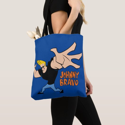 Johnny Bravo Iconic Pose トートバッグ (クローズアップ)