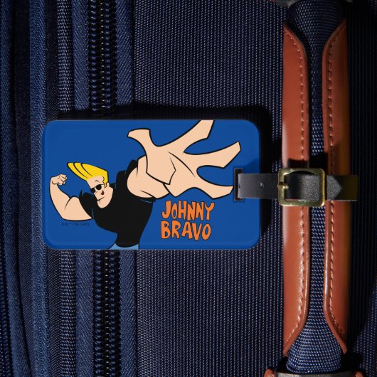 Johnny Bravo Iconic Pose ラゲッジタグ (正面インサイチュ4)