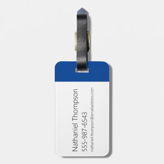 Johnny Bravo Iconic Pose ラゲッジタグ (裏面縦)