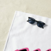 Johnny Bravo - Man I'm かわいらしレトロ ビーチタオル (インサイチュ)