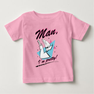 Johnny Bravo - Man I'm かわいらしレトロ ベビーTシャツ