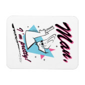 Johnny Bravo - Man I'm かわいらしレトロ マグネット (横)