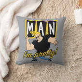 Johnny Bravo - Man I'm Pretty クッション (ブランケット)