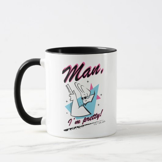 Johnny Bravo - Man I'm Pretty Retro Graphic マグカップ (左)