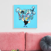 Johnny Bravo Palm Tree Name キャンバスプリント (インサイチュ (リビング))