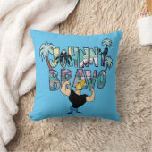 Johnny Bravo Palm Tree Name クッション (ブランケット)
