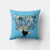 Johnny Bravo Palm Tree Name クッション (裏面)