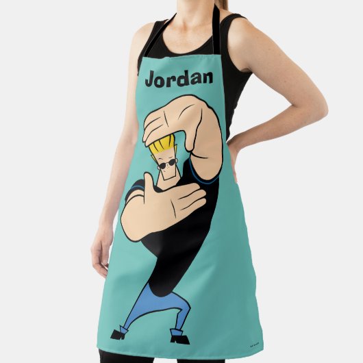 Johnny Bravo Picture Frame Pose エプロン (インサイチュ)