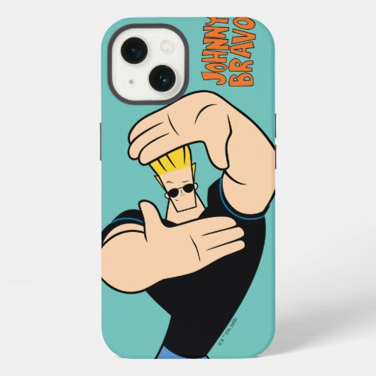 Johnny Bravo Picture Frame Pose iPhoneケース (裏面)