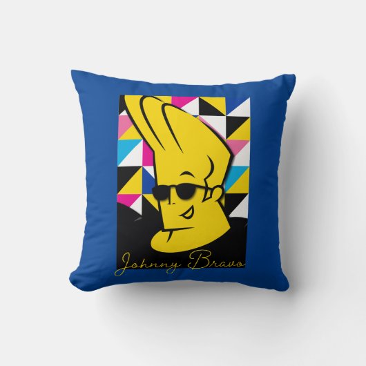 Johnny Bravo Pop Art Graphic クッション (正面)