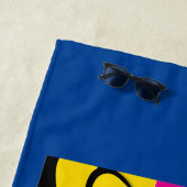 Johnny Bravo Pop Art Graphic ビーチタオル (インサイチュ)