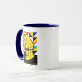 Johnny Bravo Pop Art Graphic マグカップ (正面左)