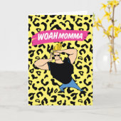 Johnny Bravo - Woah Momma カード (黄色い花)