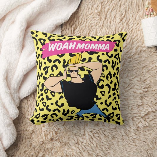 Johnny Bravo - Woah Momma クッション (ブランケット)