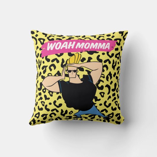 Johnny Bravo - Woah Momma クッション (裏面)