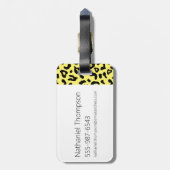 Johnny Bravo - Woah Momma ラゲッジタグ (裏面縦)