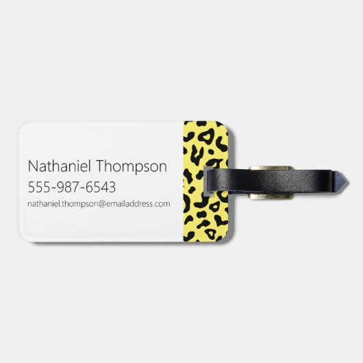 Johnny Bravo - Woah Momma ラゲッジタグ (裏面横)