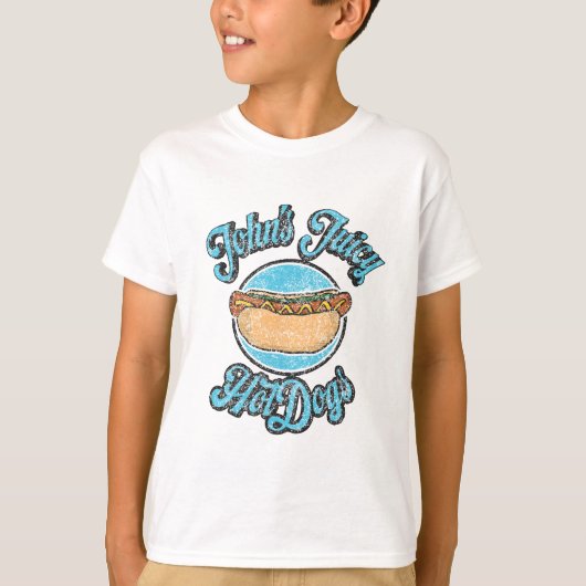 John's Juicy Hotdogs Tシャツ (正面)