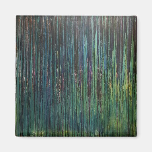 Johnson抽象芸術アートワークを使用した磁石 マグネット (正面)