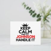 JOHNSON ポストカード (スタンド正面)