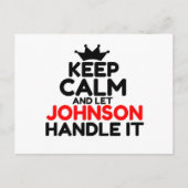 JOHNSON ポストカード (正面)