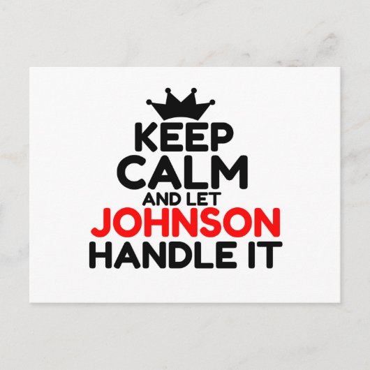 JOHNSON ポストカード (正面)