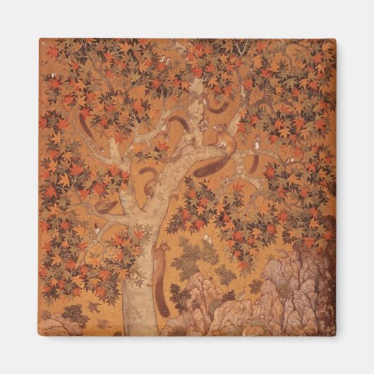 Johnson Album I, No.30 Squirrels on a飛行機 マグネット (正面)