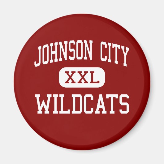 Johnson City - Wildcats - High - Johnson City マグネット (正面)