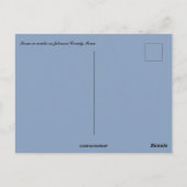 Johnson County Iowaの冬の農場 ポストカード (裏面)