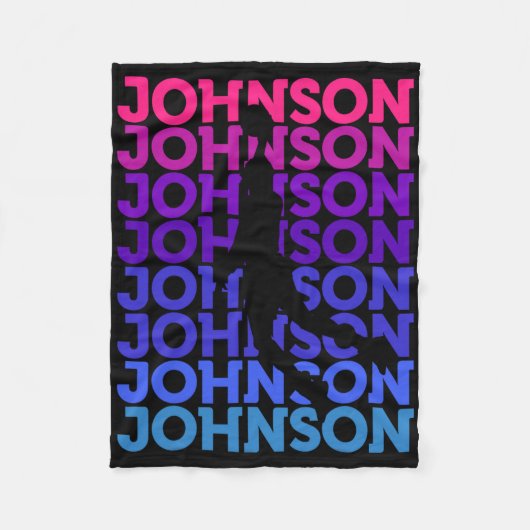Johnson Sketll Inspire Amazing ファン 1 フリースブランケット (正面)