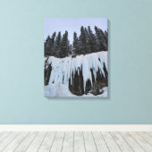 Johnston Canyon Canvas Print キャンバスプリント (インサイチュ (ウッドフロア))
