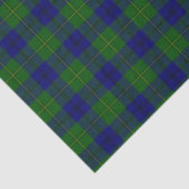 Johnstone tartan blue green plaid 薄葉紙 (詳細)