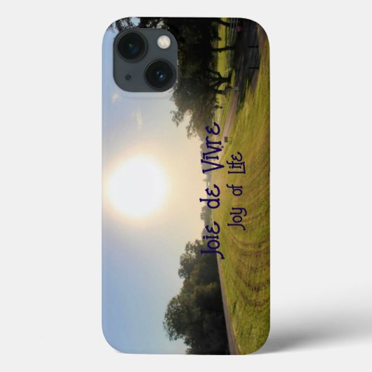 Joie de Vivreの電話ケース – 海軍版 Case-Mate iPhoneケース (裏面)