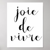 Joie de vivre ポスター (正面)