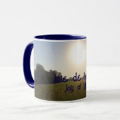 Joie de Vivre Mug – 海軍版 マグカップ (正面左)
