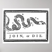 Join or Die ポスター (正面)