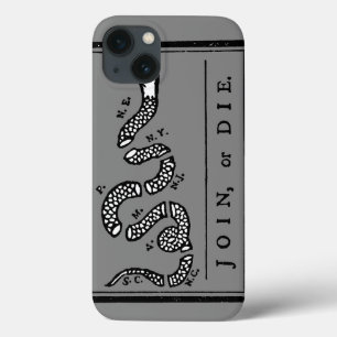 Join Or Die Cartoon, 1754 iPhone 13ケース