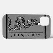 Join Or Die Cartoon, 1754 Case-Mate iPhoneケース (裏面 (横))