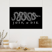 Join or Die Print ポスター (キッチン)