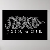 Join or Die Print ポスター (正面)