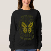 Join Our Coven Wiccan Wicca Pagan Witch Retro Moth スウェットシャツ (正面)