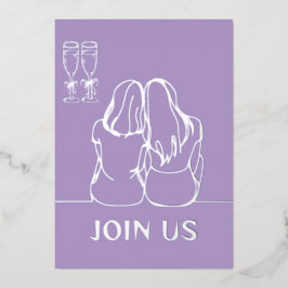 Join our engagement party 箔シーズンカード